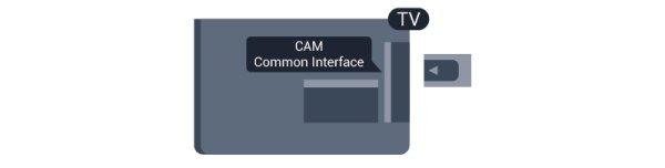 Ak chcete získať ďalšie informácie o pripojení modulu CAM, stlačte tlačidlo Kľúčové slová a vyhľadajte položku Common Interface CAM.