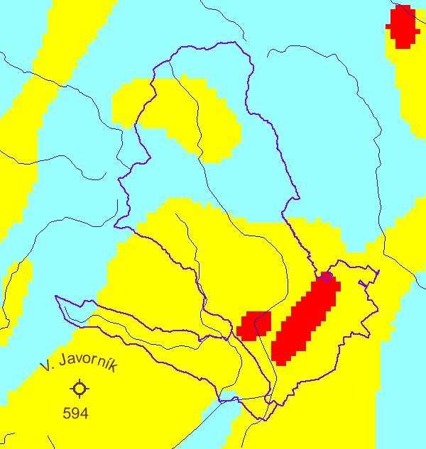 Územie mesta Pezinok sa podľa nasledujúcej schémy (Atlasu krajiny SR, 2002) nachádza v oblasti s vysokým radónovým rizikom (červená), so stredným radónovým rizikom (žltá) a nízkym radónovým rizikom