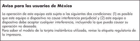 Upozornenie pre používateľov v Mexiku