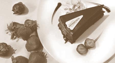 The traditional Sachertorte has a 35 years history in our hotel and is prepared from a special recipe, which is passed from one pastry chef to another