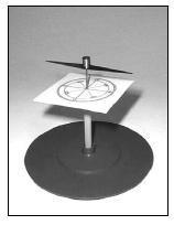 10. Ako môže byť využívaný magnetizmus Kompas 3 Držiak strelky 5 Vzduchový disk 6 Magnetická strelka 11 Tyčový magnet 18 Položte vzduchový disk na stôl.