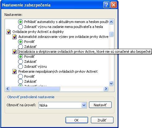 Generovanie žiadosti o vydanie osobného certifikátu Postup pri generovaní žiadosti o vydanie o osobného certifikátu Poznámka pre užívateľov operačného systému Windows Vista: Pri generovaní žiadosti o