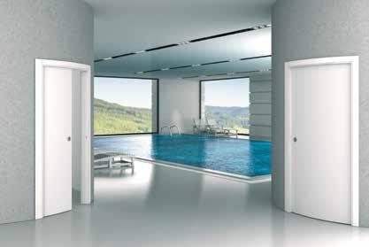 Eclisse IRULR jednokrídlové Stavebné puzdro pre oblúkové dvere Puzdro navrhnuté pre splnenie nových požiadaviek. Výnimočný model, ktorý je schopný využiť oblúkové dvere.