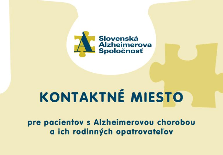 V spolupráci so Slovenskou Alzheimerovou spoločnosťou sa v priestoroch sídla neziskovej organizácie zriadil najskôr Informačný bod a neskôr Kontaktný bod.