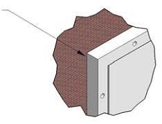 Pravouhlosť osadenia - dôležitý je rovnaký okraj. 6. Utesnite priestor medzi rámom a stenou silikónom alebo akrylom. nepriepustnosť 7.