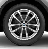 Štandardná výbava Doplnková výbava Príslušenstvo 21-palcové BMW Individual disky z ľahkej zliatiny V-spoke style 726 I, Bicolour Orbit