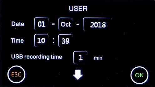 1 Nastavenie dátumu a času Kliknite na ľubovoľné tlačidlo dátumu a