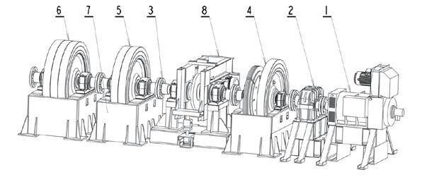 vykonanie skúšok mechanických vlastností. Obr.2. Modul bubnovej brzdy celkový a detailný pohľad Obr. 3.