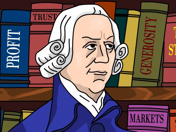 Ekonómia Adam Smith Položil základ ekonómie ako