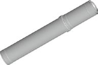 s podperou - 4 dištančné držiaky - plastový alebo antikorový kryt šachty s integrovaným vedením spalín a vzduchu Na kotly do 24 kw je na pripojenie súpravy na systém DN80/125 potrebná redukcia obj. č.