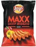 6,190/kg 65 10,000/kg Lay s Maxx 65g Solené, Paprika Cheetos Mix - ups 70g Street Food, Mega Fun 69 9,857/kg 39 11,641/kg Halls