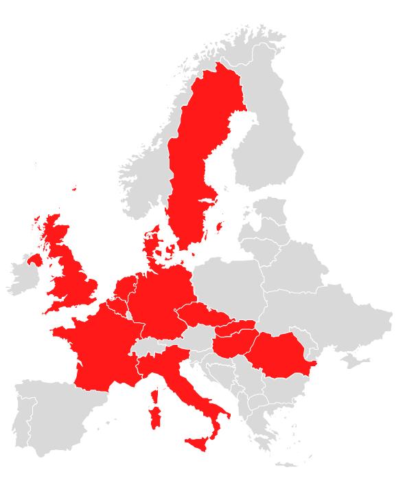 E.ON Group / ZSE Skúsenosti silnej európskej skupiny E.ON E.ON Group v EÚ krajinách s viac ako 350 mil. obyvateľmi >100.