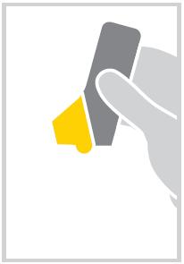 Ako inhalovať 1. Držte inhalátor s polopriehľadným žltým krytom náustku smerom nadol. Inhalátorom nemusíte potriasť. 2.