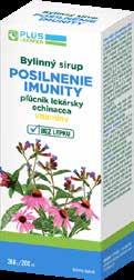 IMUNITA IMUNITA 6 Bylinný sirup posilnenie imunity 200 ml Bylinný sirup obsahuje extrakt z echinacey, ktorý podporuje imunitný systém a obranyschopnosť celého organizmu.