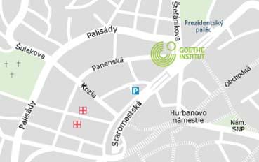 KONTAKT Goethe-Institut Panenská 33 814 82 Bratislava Slovenská republika Tel: +421 2 59 20 43 11