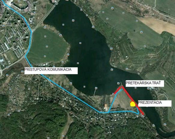 Prístup na trať: V smere od Lučenca po vjazde do Zvolena od závodu Bučina po cca 100 m odbočiť vľavo na najbližšej križovatke vľavo.