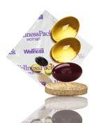 Wellness balíček je jedinečným produktom, ktorý v sebe spája základné mikroživiny s účinnými antioxidantmi v jednom praktickom vrecúšku, špeciálne navrhnutom pre špecifické potreby ženského a