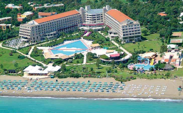 Turecko I Belek RODINNÝ HOTEL Hotel RIU KAYA BELEK GOLF Rozsiahly hotelový rezort patrí do siete hotelov RIU a