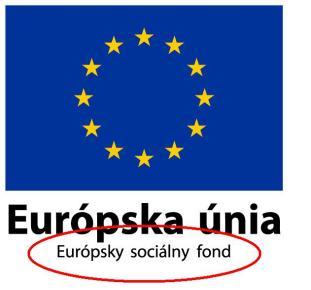 Európskej únie a odkaz na Európsku úniu; Vizuálne znázornenie: 1 b) odkaz na Európsky sociálny fond, ktorý spolufinancuje projekt, s použitím nasledujúcich označení ESF Európsky sociálny fond