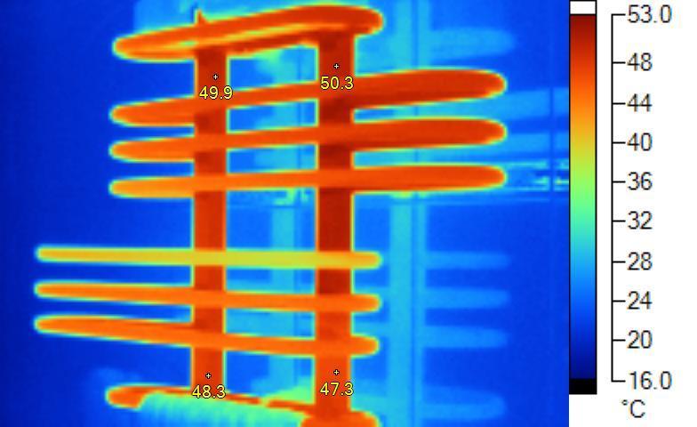 Kúpeľňový radiator - rebrík. rd23.is2 12/31/2009 12:53:04 PM Graph 21.0 C 30.