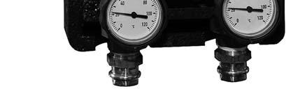 Pri použití samostatného termoregulačného zmiešavacieho ventilu je možné nastavením klapky regulovať teplotu vykurovacej vody nezávisle na