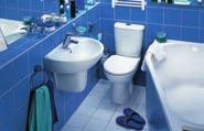 260 cm 180 cm MALÁ KÚPEĽŇA S ROHOVÝM UMÝVADLOM Zaujímavé riešenie s výrobkami Style prináša kompromis aj pre malú kúpeľňu.