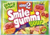 Marshmallow 8 g, 8,25 /kg 65,79 Nimm2 Smile gummi sour g, 5,9 /kg 59,5