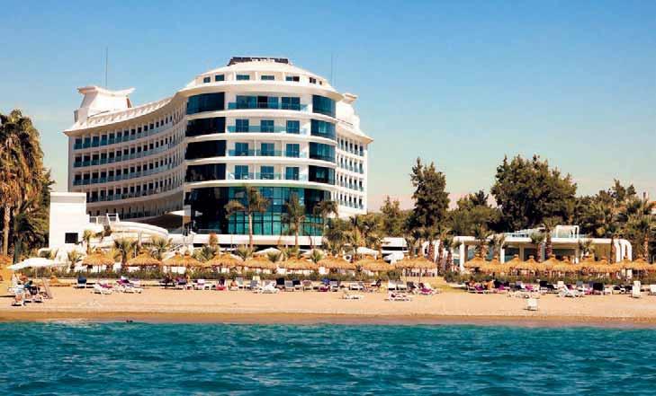 Turecko I Alanya-Okurcalar SPA & WELLNESS Hotel Q PREMIUM RESORT Hotelový komplex vybudovaný v roku 2011 sa