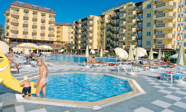 Turecko I Alanya PRE MLADÝCH RODINNÝ Hotel TITAN GARDEN Hotelový komplex sa nachádza v turistickom