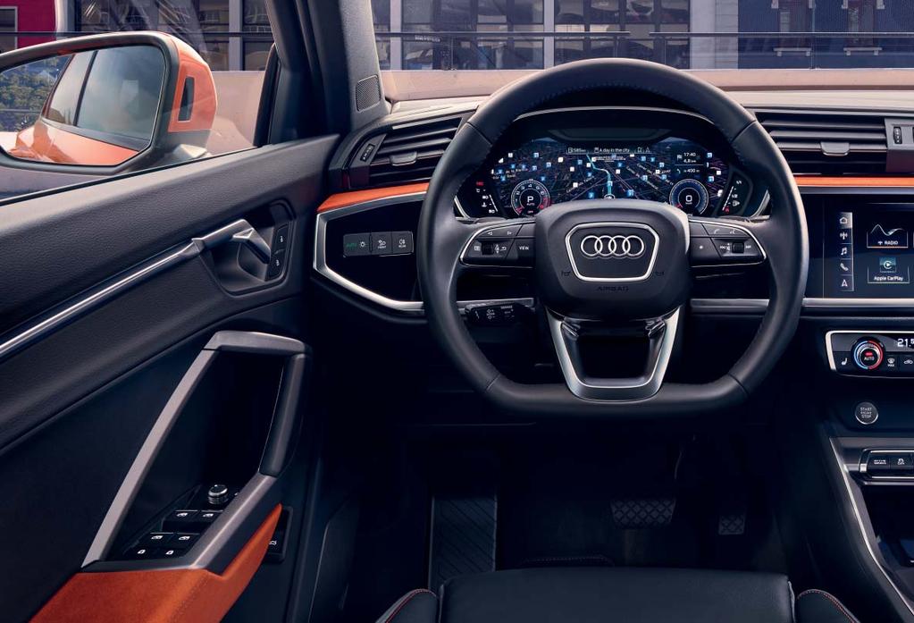 10 11 Interiér 1A. Veľkosť sa v novom Audi Q3 prejavuje v každej dimenzii.