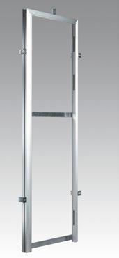 zárubňu použitie pre SDK aj murivo zárubňa je vybavená 2 pántmi (pre výšku dverí do 2100 mm) a protiplechom, ktorý v kombinácií so zámkom dverí umožňuje uzamykanie