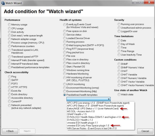 Obrázok: Nové voliteľné šablóny pre Watches Internet Bandwidth Monitor pre WIN 8,2012, bezkonfliktná verzia pre WIN7: IBM už funguje aj s operačným systémami Microsoft Windows 8 a vyššie, 2012,