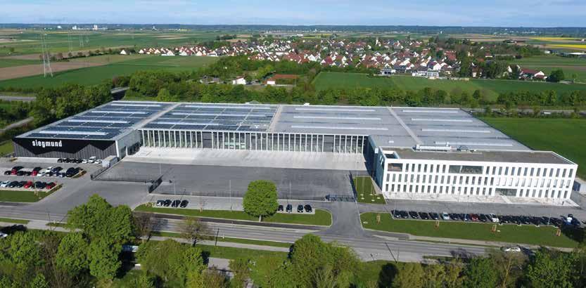 V novej centrále v meste Oberottmarshausen (asi 5 km od Großaitingen) bola postavená nová spoločnosť so skladovou plochou 18