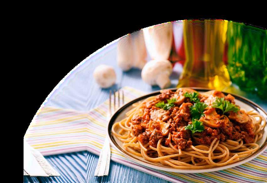 Cestoviny 330g Špagety Aglio olio Pepperoncino (chilli papričky, cesnak, ol. olej, petrž. vňať, syr parmezán) 1, 3, 7 4,90 450g Penne Vittoria (par.