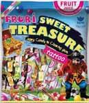 02 Frubi Sweet Treasure Tattoo - žuvacie ovocné cukríky s