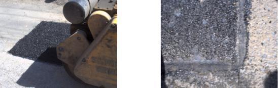 Výhody: Polymérová samolepiaca páska DUNAFLEX po roztavení a zavalcovaní utesní a previaže starý asfalt s novou
