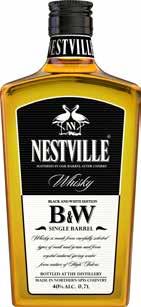 vol. / Carton / Layer / Pallet Nestville Whisky, blended 1,0 l 12 84 252 6 120 480 0,05 l 12 720 4320