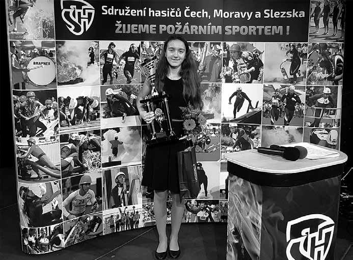 šport Terezka Srogončíková z DHZ Nosice ocenená v Prahe V sobotu 19.