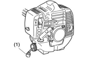 Pred prevádzaním údržby na stroji vypnite motor a nechajte ho vychladnúť. Kontakt s pohyblivými časťami stroja alebo s horúcim karburátorom môže byť príčinou úrazu.