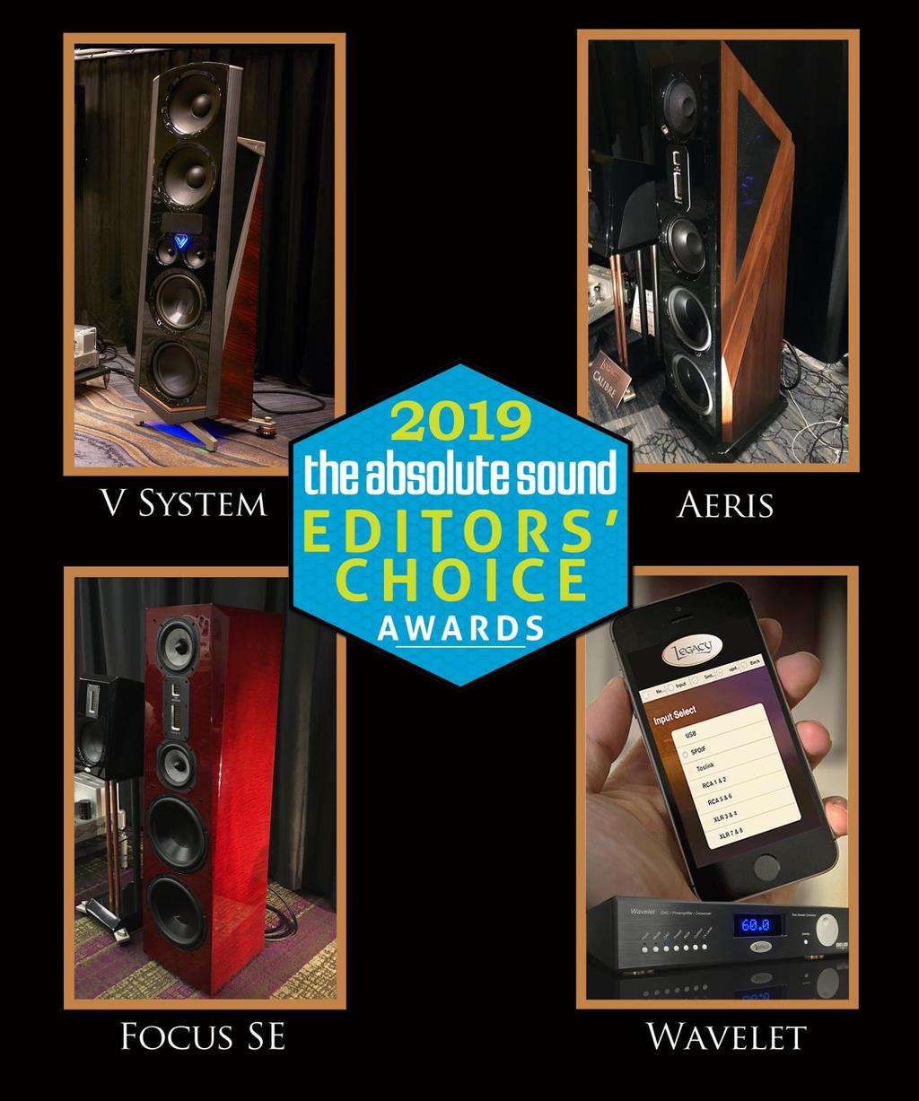 Happy 2019! We are thrilled to kick off the New Year with 3 Editors Choice Awards from The Absolute Sound for the V System with Wavelet, Aeris with Wavelet, and the Focus SE.
