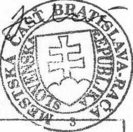 2 Štatútu hlavného mesta R Bratislavy v znení jeho dodatkov na základe žiadosti Mestskej časti Bratislava-Nové Mesto, Junácka 1, 832 91 Bratislava (ďalej len žiadatel ) zo dňa 15.04.