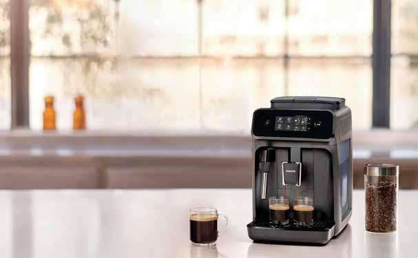 Philips 1200 Jednoduchá príprava lahodných druhov káv z čerstvých zŕn vďaka intuitívnemu dotykovému panelu utomatický kávovar Philips