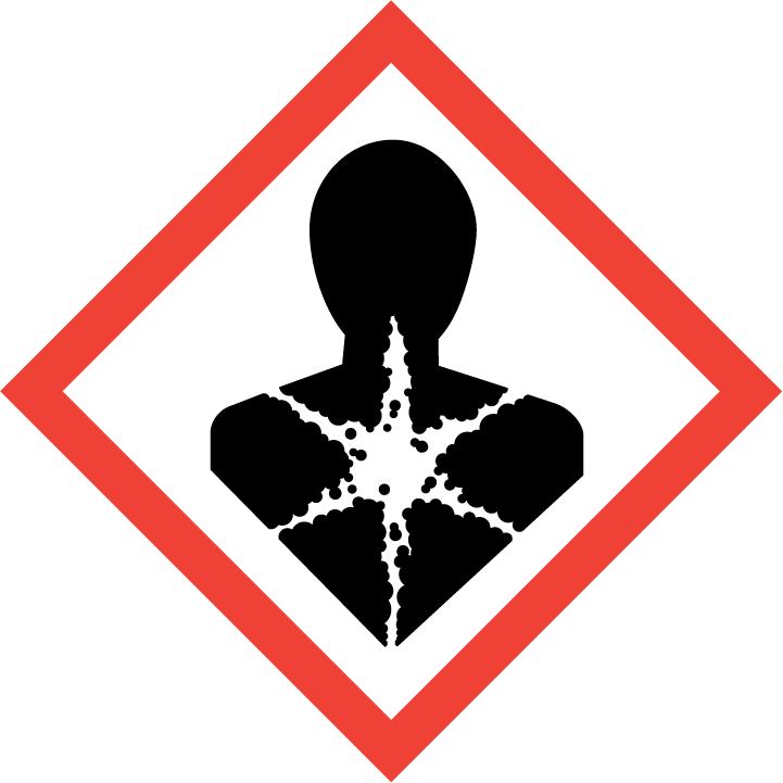 Výstražné slovo: Pozor Výstražné piktogramy: Výstražné upozornenia: H373 Môže spôsobiť poškodenie orgánov (krv) pri dlhšej alebo opakovanej expozícii Bezpečnostné upozornenia: P102 Uchovávajte mimo