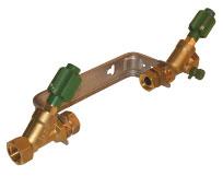 Inštalačné zostavy pre vodomery SEPP-Aqua-Plus 1 Inštalačné zostavy pre vodomery, na prívode ventil so šikmým sedlom, na vývode ventil so spätnou klapkou, povolené podľa DIN-DVGW s nestúpajúcim