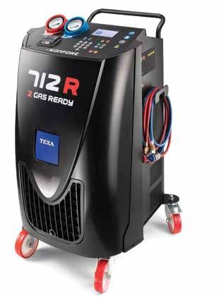 8 Vybavenie servisov - PLNIČKY Plnička klimatizácie KONFORT 712R (R134A/R1234YF) automatická plnička klimatizácie určená pre R134,