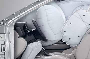 spolujazdca Airbagy na ochranu hrudníka na predných sedadlách (vľavo/vpravo)