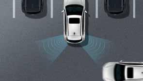 vozidlá v oblasti mŕtvych uhlov spätných zrkadiel. Ak v takej situácii zapnete smerové svetlá, Lane Change Assist vás upozorní akustickým výstražným signálom.