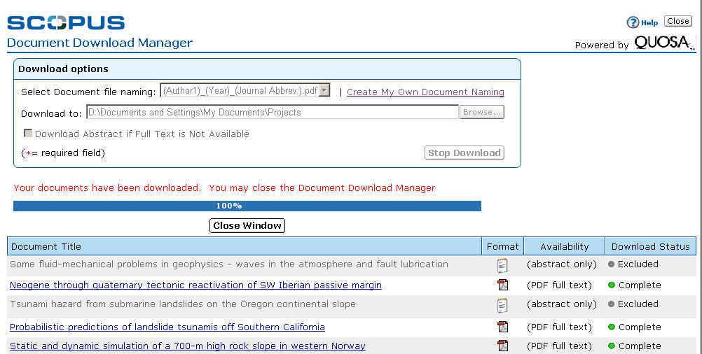 Document Download Manager ako vyzerá?