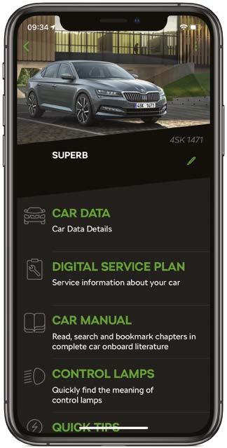 MyŠKODA App Šoférovanie vášho vozidla ŠKODA je aj o funkciách a personalizovanom kontakte, ktoré poskytujú zaujímavý zážitok. Je to hudba, ktorá hrá na ceste do vašej destinácie.