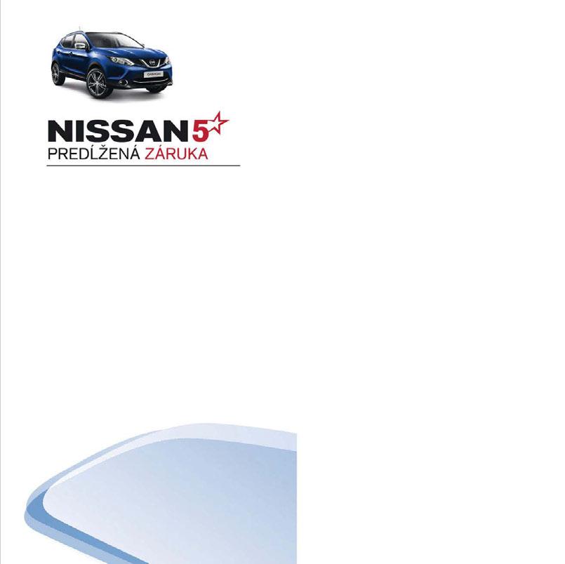 Plán predĺženej záruky Nissan 5* vám umožňuje využívať záruku na váš QASHQAI po dlhšiu dobu alebo väčšieho množstva najazdených kilometrov.